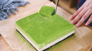 Matcha Two-tone Mousse recipe