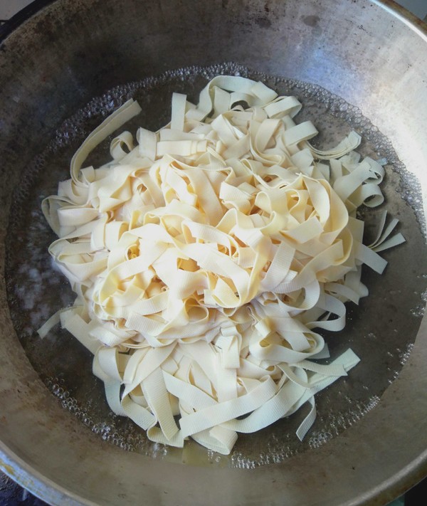 Dried Tofu with Hot Peppers recipe