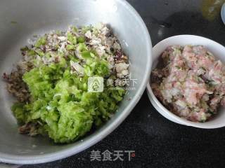 Pork Pot Stickers with Mushrooms and Green Peppers recipe