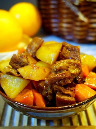 Potato Beef without A Drop of Oil recipe