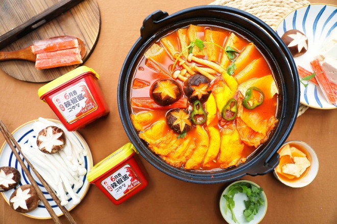Super Rich Korean Spicy Cabbage Tofu Soup‼ ️healing Food in Winter recipe