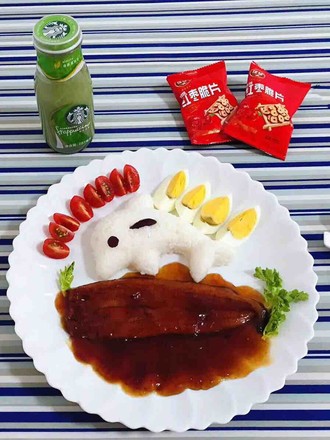 Eel and Dolphin Rice recipe