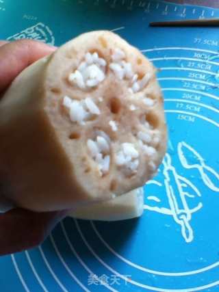 Brown Sugar Glutinous Rice Lotus Root recipe