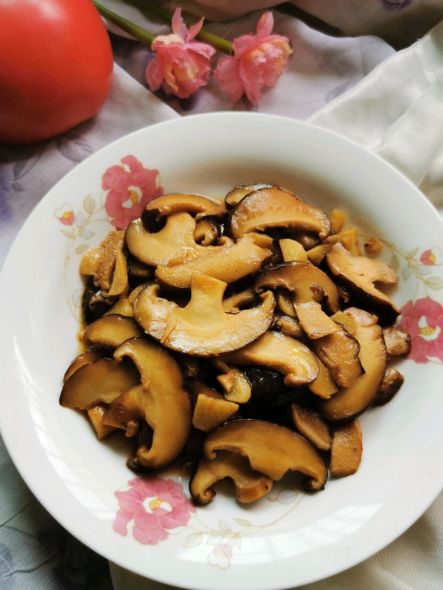 Fried Shiitake Mushrooms