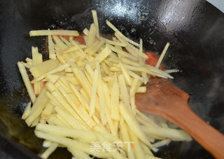 Tomato and Potato Shreds recipe
