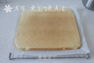 Swiss Roll Fruit Cream Cake Roll recipe