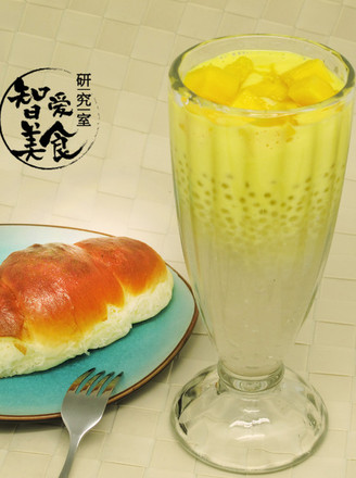 Microwave Drink-mango Coconut Sago