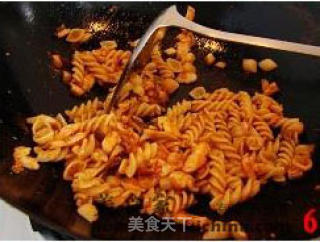 Stir-fried Pasta with Mushrooms and Shrimp recipe