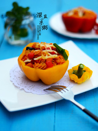 3 Year Old Children's Recipe Pasta with Colored Pepper