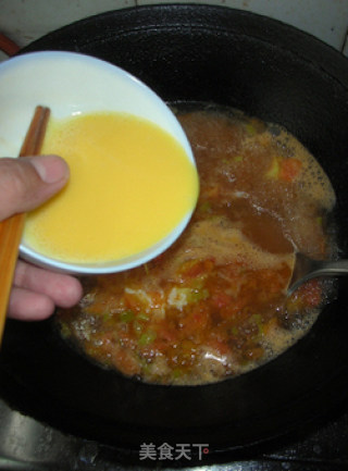 Shrimp, Tomato and Egg Soup recipe