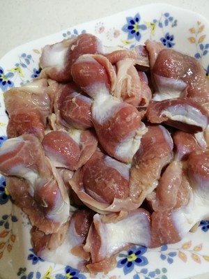 Delicious Chicken Gizzards with Cold Dressing recipe