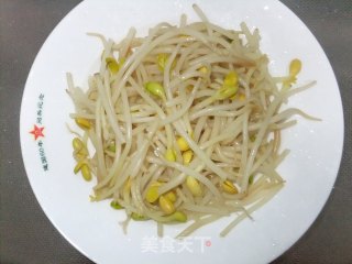 Fried Noodles with Soy Sprouts recipe