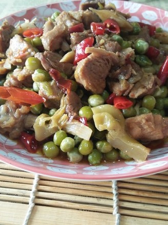 Roasted Duck with Fresh Peas