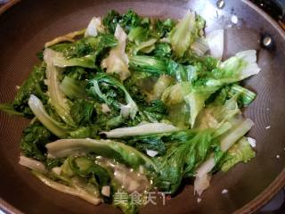 Lettuce in Garlic recipe