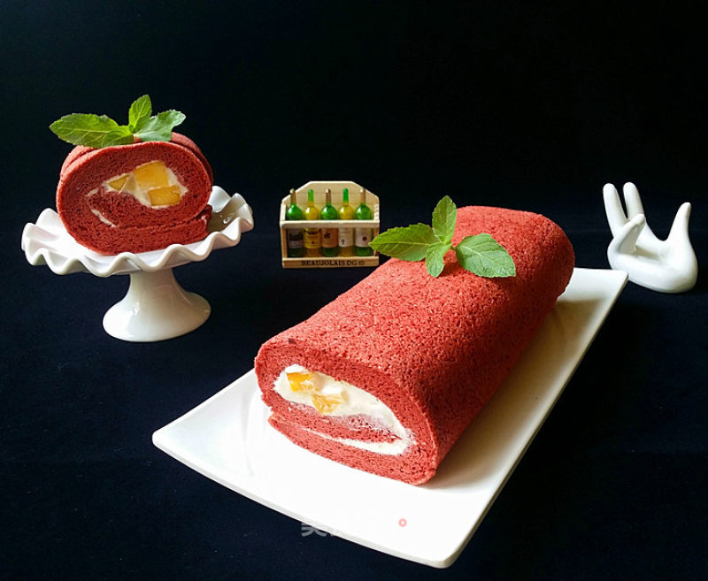 Red Velvet Cake Roll recipe