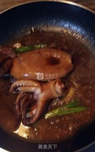 Braised Squid with Sauce recipe