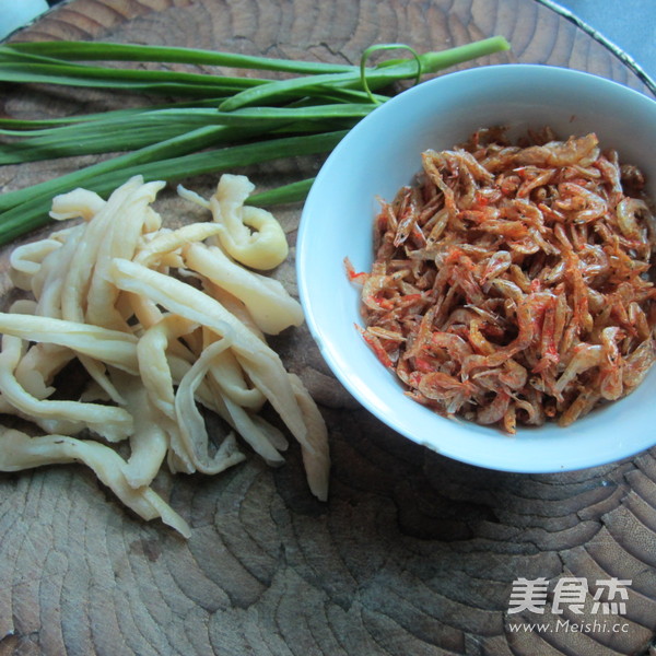 Stir-fried Shrimp with Dried Radish recipe