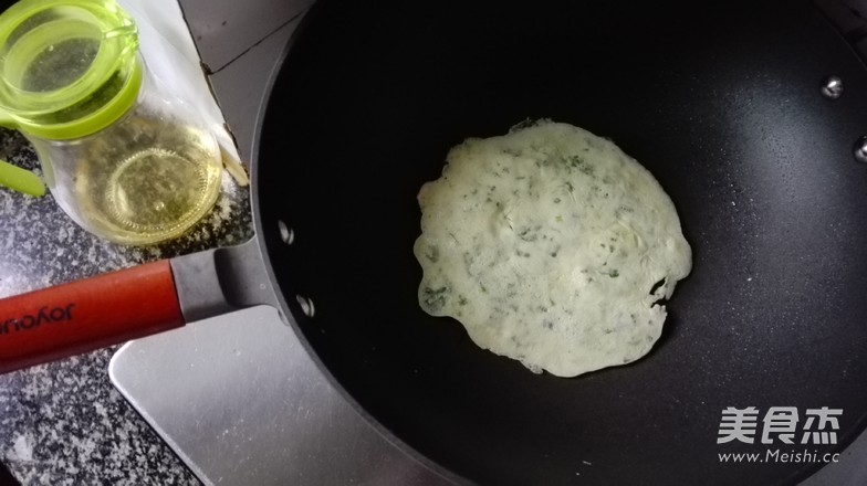 Spinach and Egg Pancakes recipe