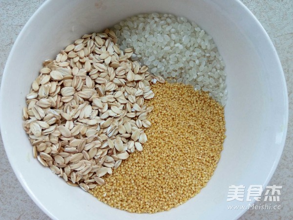 Corn, Peanuts, Red Dates and Chestnut Congee recipe