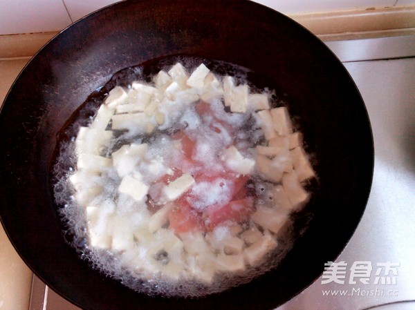 Okra Tofu Soup recipe