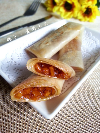 Caramel Apple Spring Cake Rolls recipe