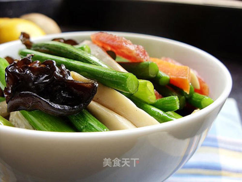 Mushroom Garlic Stalk recipe