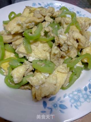 Scrambled Eggs with Hot Peppers recipe