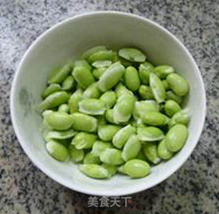 Tofu with Ham and Edamame recipe