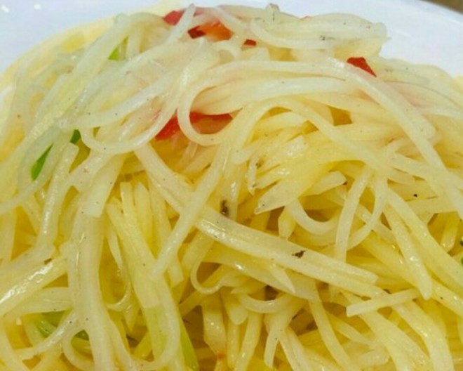 Hot and Sour Potato Shreds recipe