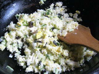 Breakfast for One Person--simple Version of Egg Fried Rice recipe