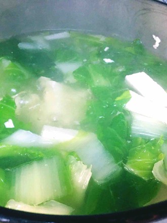 Cabbage Tofu Soup recipe