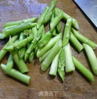 Stir-fried Pork Belly with Red Pepper and Asparagus recipe