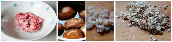 Steamed Egg with Minced Meat Cake recipe
