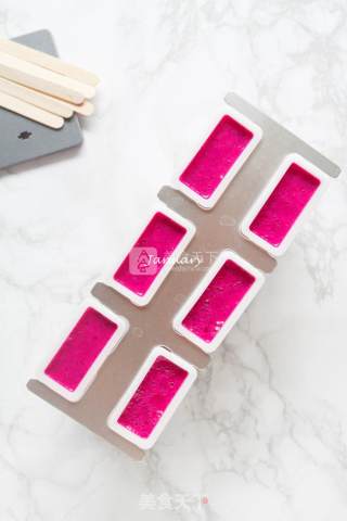 Dragon Fruit Yogurt Popsicle recipe