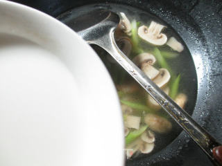 Shrimp, Asparagus and Mushroom Soup recipe