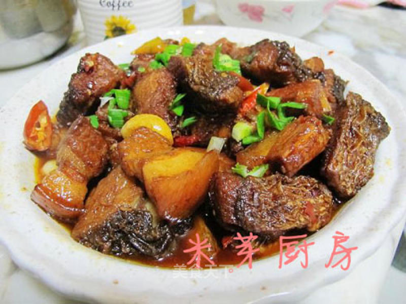 He Wei Xian: Roasted Fish with Meat recipe