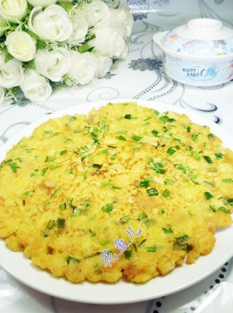 Leek Corn Bun Pancakes recipe