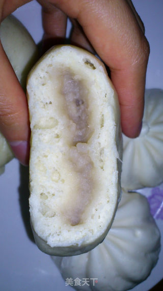 Taro Paste Buns (steamed Buns with Taro Paste) recipe