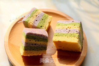 Three-color Hair Cake recipe