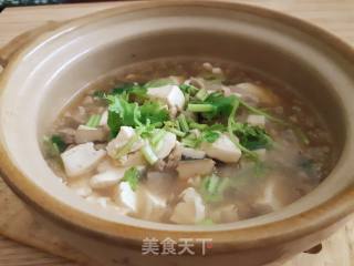 Salted Fish Tofu Pot recipe