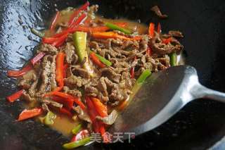 Stir-fried Beef Strips recipe