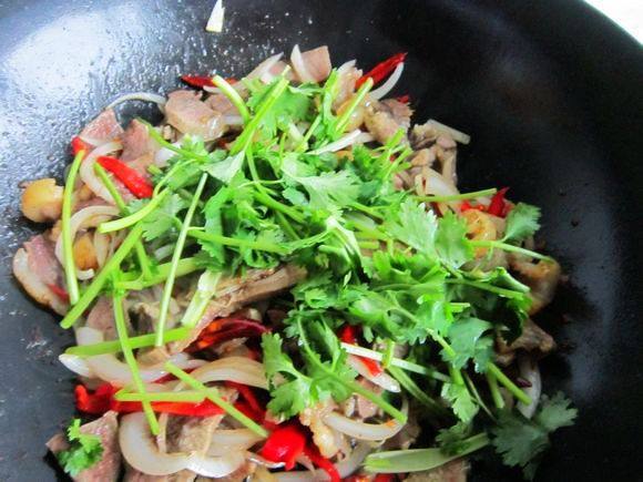 Stir-fried Beef Head recipe