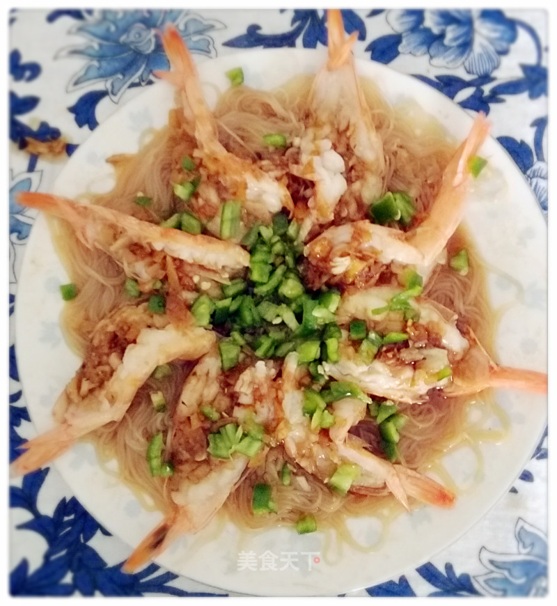 Steamed Shrimp with Garlic Vermicelli