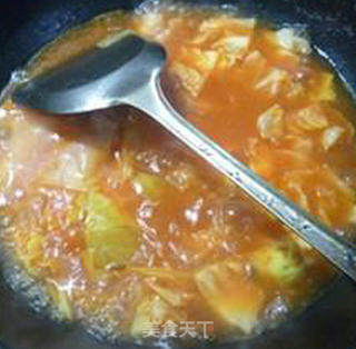 Cabbage Chip Soup recipe