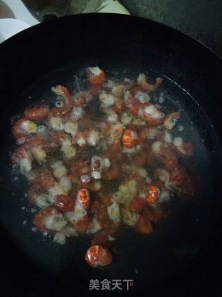 Spicy Stir-fried Lobster Tail recipe