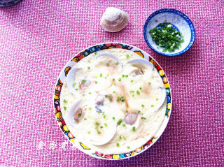 Steamed Eggs with Clams recipe