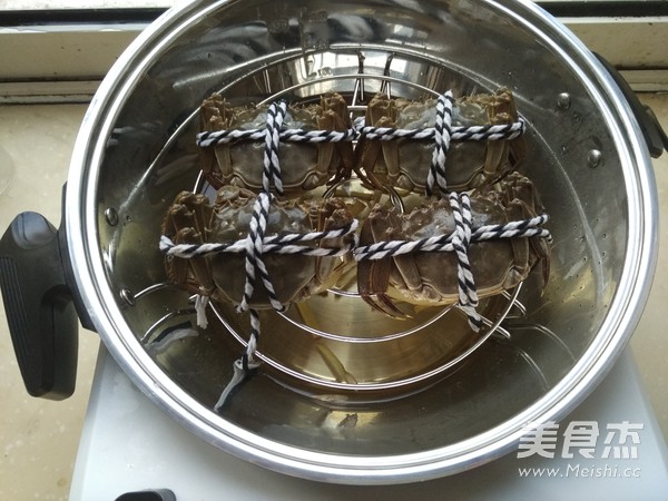 Steamed Hairy Crabs recipe