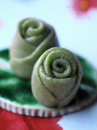 Green Rose Bun recipe