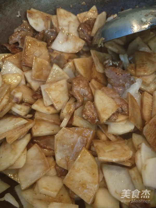 Fried Pork with Potato Chips recipe