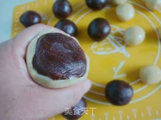 Practice Your Hands to Make Moon Cakes-rose Bean Paste Moon Cakes recipe